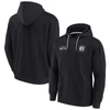 Fanatics Signature Unisex  Black Brooklyn Nets Super Soft Fleece Pullover Hoodie In Black