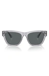 Versace Sonnenbrille Mit Eckigem Gestell In Grey