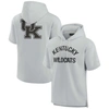 Fanatics Signature Men's And Women's  Gray Kentucky Wildcats Super Soft Fleece Short Sleeve Pullover In Gray