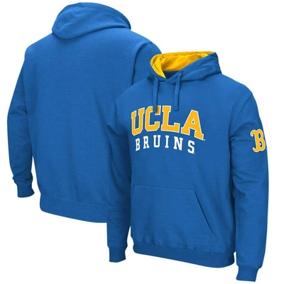 Colosseum Blue Ucla Bruins Double Arch Pullover Hoodie In Black