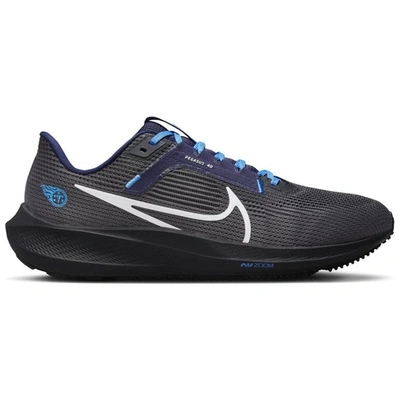 Nike Men's Pegasus 40 (nfl Tennessee Titans) Road Running Shoes In Grey