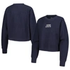 League Collegiate Wear Navy Penn State Nittany Lions Timber Cropped Pullover Sweatshirt In Navy