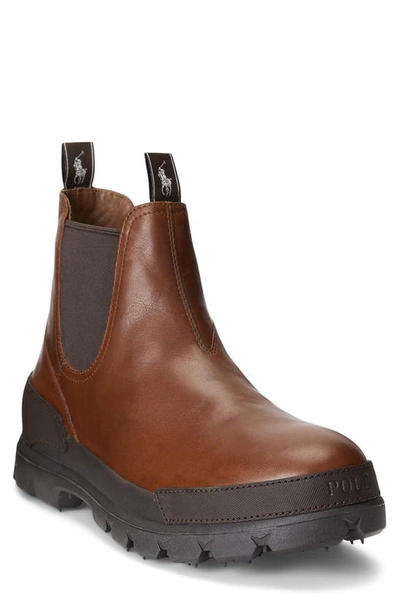 Polo Ralph Lauren Oslo Chelsea Boots In Tan