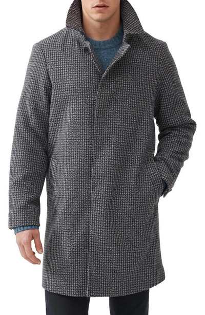 Rodd & Gunn Men's Hundalee Tweed Houndstooth Coat In Dusk