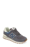 New Balance Women's 574 Low Top Sneakers In Magnet/ Vintage Indigo