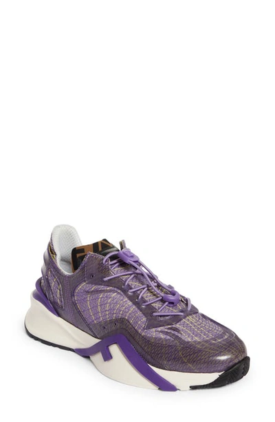 Fendi Flow Sneakers In Violet
