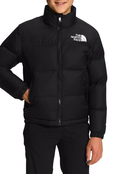 The North Face Kids' 1996 Retro Nuptse® Packable 700 Fill Power Down Jacket In Tnf Black