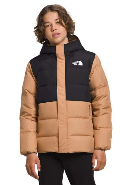 The North Face Kids' Big Boys North Down Fleece Lined Parka In Almond Butter