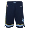Nike Youth  Navy Memphis Grizzlies Icon Edition Mesh Performance Swingman Shorts In Navy
