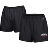 Champion Women's  Black Alabama Crimson Tide Football Fan High Waist Shorts In Black