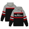 MITCHELL & NESS MITCHELL & NESS BLACK TEXAS TECH RED RAIDERS HEAD COACH PULLOVER HOODIE