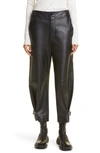 PROENZA SCHOULER TAPERED LEATHER CROP PANTS