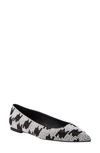 Katy Perry The Hollie Crystal Pointed Toe Ballet Flat In Black Multi