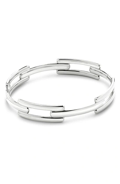 MONICA VINADER SIGNATURE RECYCLED STERLING SILVER LINK BANGLE