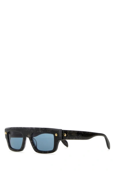 ALEXANDER MCQUEEN ALEXANDER MCQUEEN WOMAN MULTICOLOR ACETATE SUNGLASSES