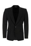 DOLCE & GABBANA DOLCE & GABBANA MAN BLACK FAILLE SICILIA BLAZER