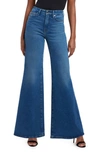 Good American Good Waist Palazzo Jeans In Blue451