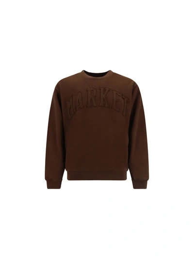 Market Vintage Wash Sweatshirt In Bark