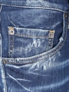 Dsquared2 Logo-patch Tapered-leg Jeans In 470