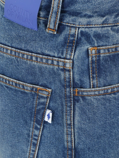 Marcelo Burlon County Of Milan Pants In Indigo No Color