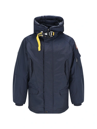 Parajumpers Men's Right Hand Core Hooded Down Jacket In Blue Graphite