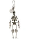 ALEXANDER MCQUEEN SKELETON KEYRING,482417J160Y12178963