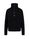 Coperni Wool Sweater With High Collar In Nero