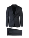 Tagliatore Single-breasted Suit In Nero