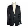 MADE IN ITALY MADE IN ITALY BLACK WOOL VERGINE MEN'S SUIT