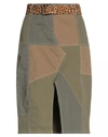 Pinko Midi Skirts In Green