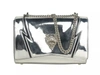 PLEIN SPORT PLEIN SPORT ELEGANT GRAY CHAIN-STRAPPED SHOULDER WOMEN'S BAG