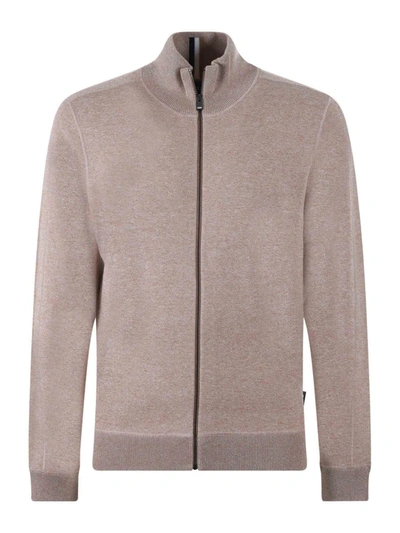 Hugo Boss Cardigan Boss In Beige Melange