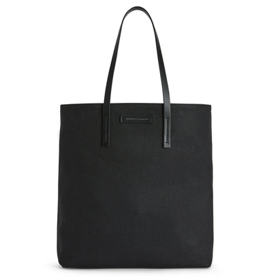 Giuseppe Zanotti Corha Logo-patch Leather Tote Bag In Black