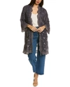 Johnny Was House Ecaterina Kimono In Graphite In Blue