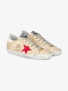 GOLDEN GOOSE GOLDEN GOOSE DELUXE BRAND GOLD SUPERSTAR LEATHER trainers,G32WS590C3912183895