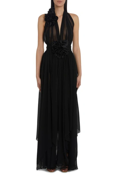 Dolce & Gabbana Chiffon Seta Tp Gr.30 In Black