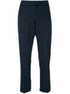 PS BY PAUL SMITH POLKA DOT CIGARETTE TROUSERS,PTPP026T0114912178610