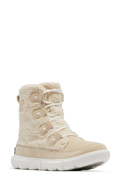 Sorel Explorer Ii Joan Snow Boots In Ancient Fossil, Sea Salt