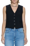 Pistola Vero Faux Leather Vest In Black