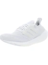 Adidas Originals Ultraboost 21 Womens Fitness Lifestyle Running Shoes In White