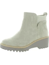 Dolce Vita Rielle Womens Stretch Ankle Ankle Boots In White