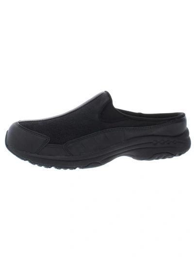 Easy Spirit Traveltime Womens Contrast Trim Casual Shoes In Black