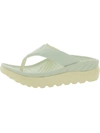 Vionic Restore Womens Slip On Comfort Flip-flops In Green