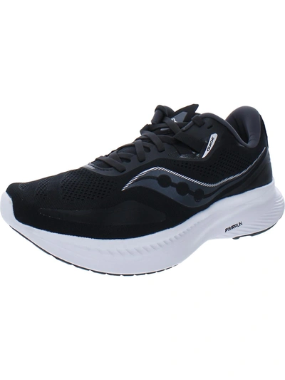 Saucony Guide 15 Mens Trainer Sneaker Athletic And Training Shoes In Black