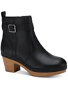 Style & Co Toryy Womens Faux Leather Clog Booties In Black