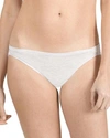 Natori Bliss Essence Thong In Feather Grey