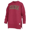 Pressbox Cardinal Arkansas Razorbacks Stone Gala Oversized T-shirt In Cardinal