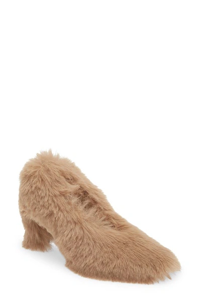 Faux Fur Sam Edelman Adair Block Heel Mule Sam Edelman Adelle