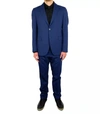 AQUASCUTUM AQUASCUTUM BLUE WOOL MEN'S SUIT