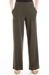 Max Studio Easy Wide Leg Pants In Army